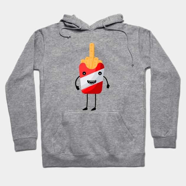 Middle fry. Hoodie by lakokakr